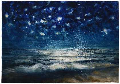 《星夜与海》XIX（2016） by Bill Jacklin