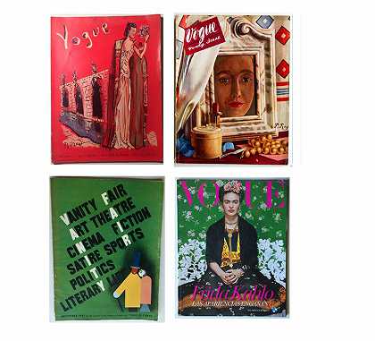 （4） 杂志——1931年《名利场》、1936年《Vogue》、1937年《Vogue》、2012年《墨西哥Vogue》（1931-1938） by Frida Kahlo, Diego Rivera