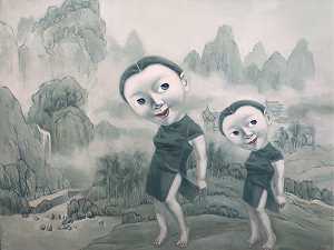 中国风景系列#10（2008） by Ma Ye 马野