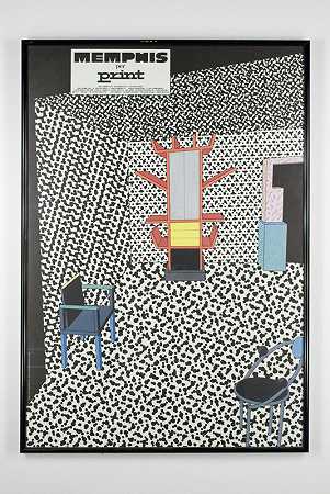 孟菲斯每张印刷海报（1983年） by Christoph Radl