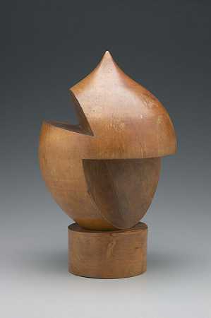 木雕（博伊斯图恩雕塑）（1937年） by Sophie Taeuber-Arp