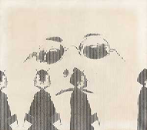 《静物与女人+男孩+视网膜》（1971） by Aldo Tagliaferro