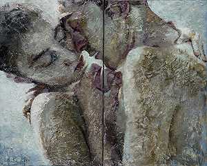 5-4-14（diptych） by Montse Valdés