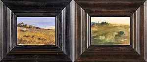 面板上的两种未命名的油（2003年） by Robert Valdes