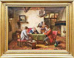 扑克牌（19世纪） by Fritz Wagner