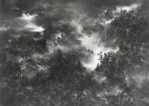 雾中的群山（2006） by Cao Xiaoyang