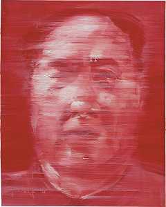 太阳红III（MAO）（1993） by Yan Pei-Ming