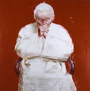 教皇（2005） by Yan Pei-Ming