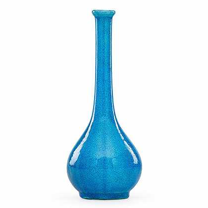 埃及蓝花瓶（约1930年） by Edmond Lachenal