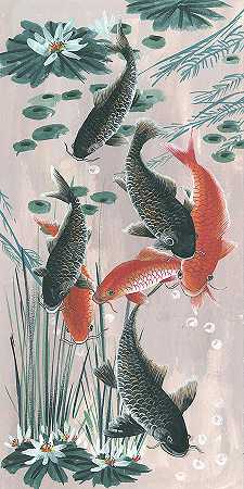 传统锦鲤池II`Traditional Koi Pond II – 5400×10800 px