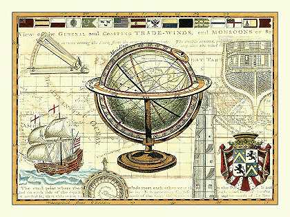 海图二`Nautical Map II – 7200×5400 px