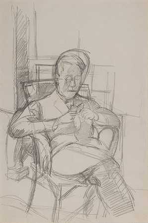 布鲁诺·利桑特（1927-1928） by Alberto Giacometti