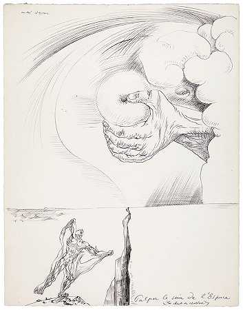 触摸乳房空间（Les Chants de Maldoror）（1937年）|出售 by André Masson