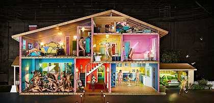 自画像房屋（2013） by David LaChapelle