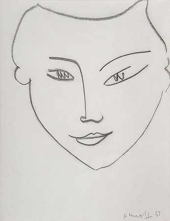 女装脸（1951）|出售 by Henri Matisse