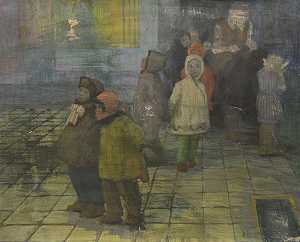 参加派对（1970年） by Nadezhda Eliseevna Chernikova