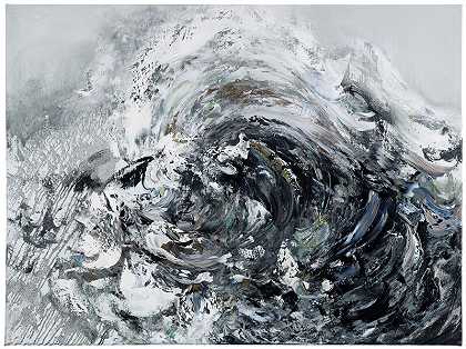 Winter wave crashing（2010） by Maggi Hambling