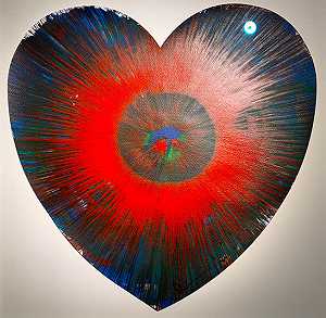 Spin Heart（2009） by Damien Hirst