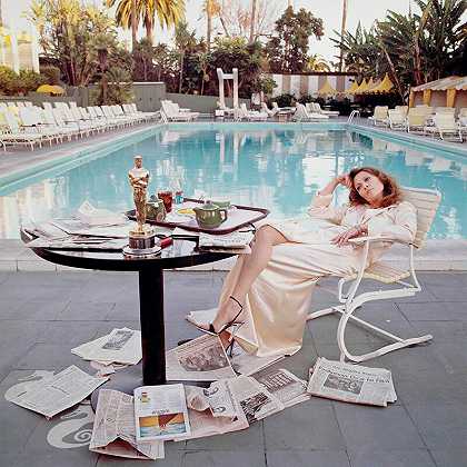 Faye Dunaway，奥斯卡（1977） by Terry O;Neill