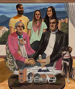 Retrato Family（家庭肖像）（2020） by Esteban Ocampo Giraldo
