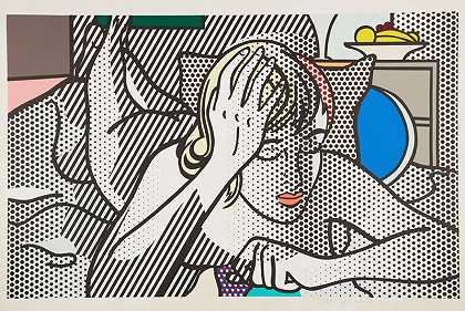 《思考裸体》（Corlett 289）（1994） by Roy Lichtenstein
