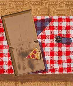 披萨和可口可乐（2019） by Esteban Ocampo Giraldo