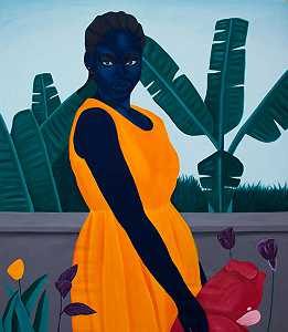 《花园里的女孩》（2022） by Johnson Ocheja
