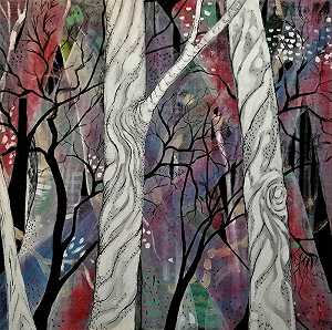 《黄麻上的森林》（2022） by Bashir Qonqar