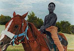 骑马的年轻牛仔（2021） by Otis Kwame Kye Quaicoe
