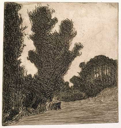 《大树》（1893） by Roderic O;Conor
