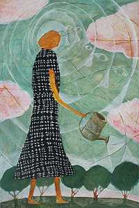 《带水壶的女人》（2014） by Donald Saaf