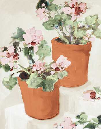 盆栽粉色天竺葵 – 6499×8367px