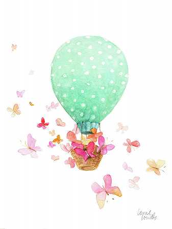 蝴蝶热气球 – 3600×4800px