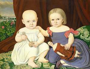 赫伯特的孩子们（1857） by Lambert Sachs