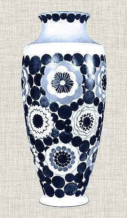 蓝白花瓶V – 4200×7200px