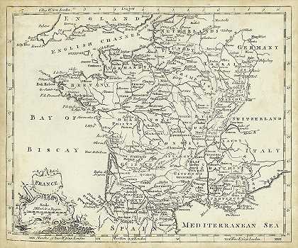 法国地图 – 7200×6000px