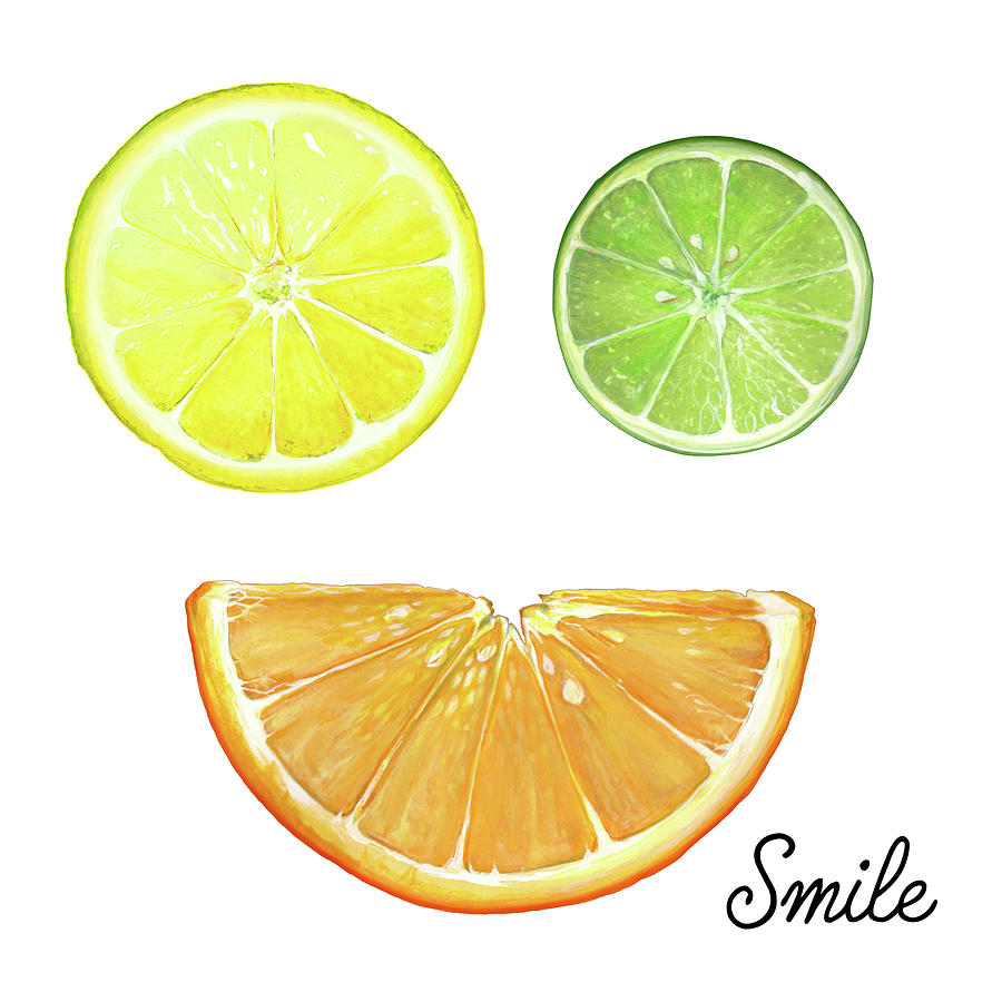 甜蜜的柑橘般的微笑 – 2700×2700px