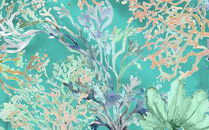 海底植物是蓝色的 – 7040×4400px