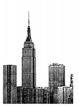 纽约纯B&w Xviii酒店 – 3600×4800px