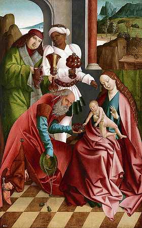 《三博士崇拜》，1490年 – 4989×8000px