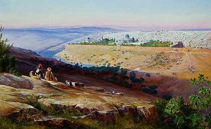 耶路撒冷从橄榄山 – 18960×11664px