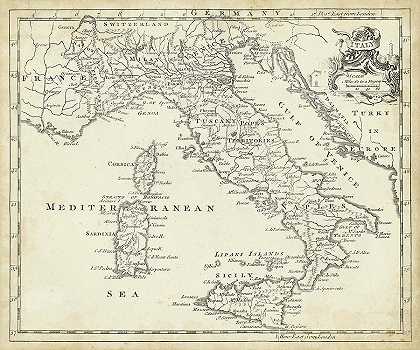 意大利地图 – 7200×6000px