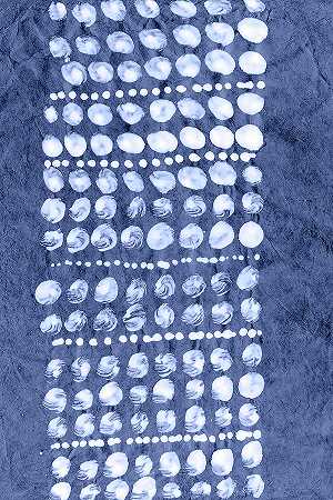 靛蓝原始图案Viii – 4800×7200px