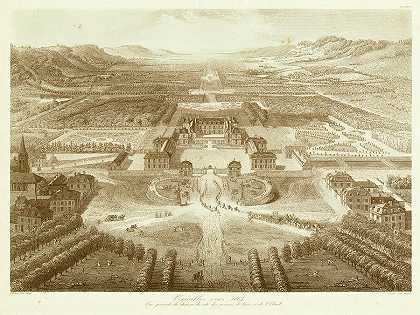 凡尔赛宫鸟瞰图 – 12084×9084px