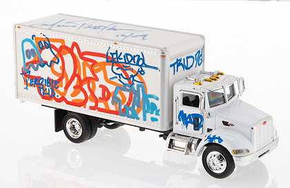 无标题（手绘玩具卡车）（2009） by T-Kid