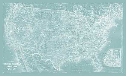 美国水上地图 – 12000×7200px