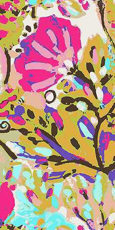 粉色波西米亚花卉I – 3600×7200px