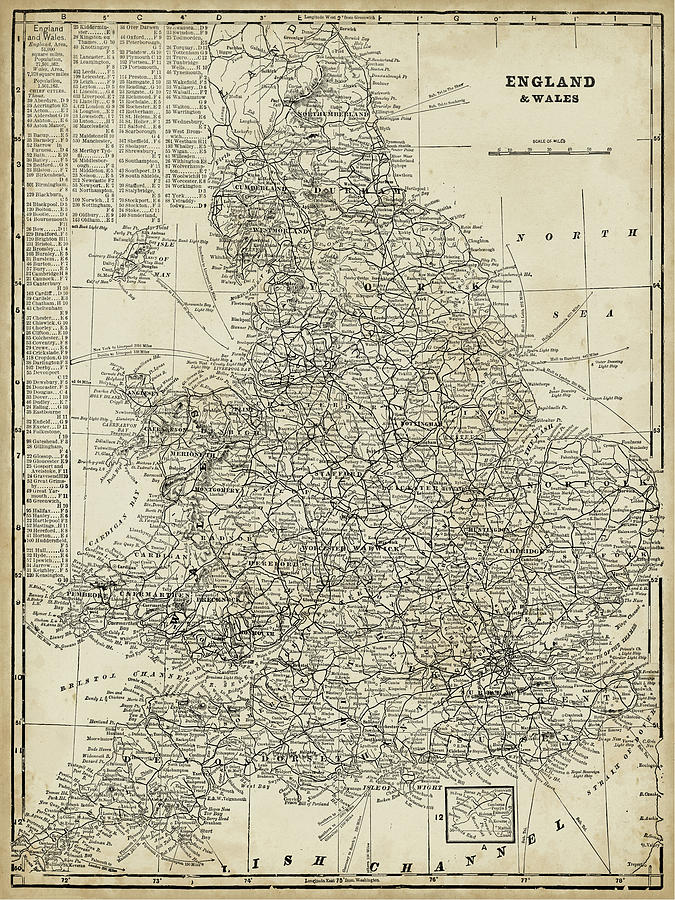 英国古董地图 – 9000×12000px