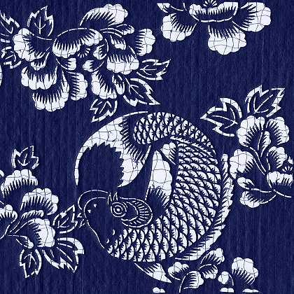 靛蓝鲤鱼Katagami IIi – 4800×4800px