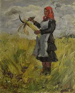 丘瓦希农妇（1967） by Valentina Vladimirovna Ivanova